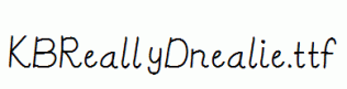 KBReallyDnealie.ttf