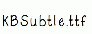 KBSubtle.ttf