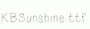 KBSunshine.ttf