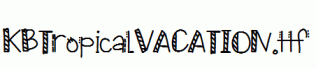 KBTropicalVACATION.ttf