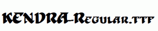 KENDRA-Regular.ttf