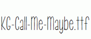 KG-Call-Me-Maybe.ttf