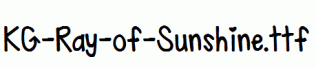 KG-Ray-of-Sunshine.ttf