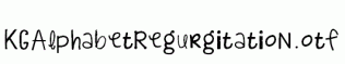 KGAlphabetRegurgitation.otf