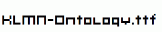 KLMN-Ontology.ttf