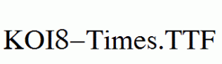 KOI8-Times.ttf