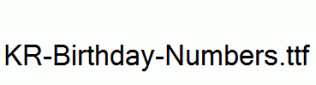KR-Birthday-Numbers.ttf