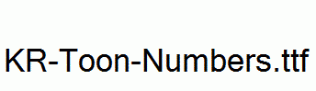 KR-Toon-Numbers.ttf