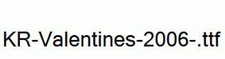 KR-Valentines-2006-.ttf