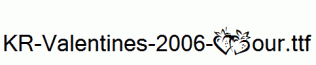 KR-Valentines-2006-Four.ttf