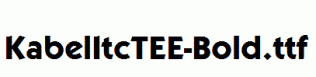 KabelItcTEE-Bold.ttf