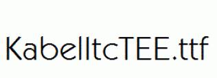KabelItcTEE.ttf