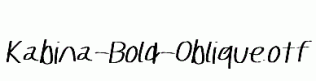 Kabina-Bold-Oblique.otf