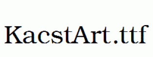 KacstArt.ttf