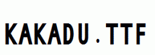 Kakadu.ttf