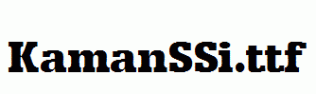 KamanSSi.ttf