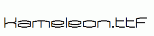 Kameleon.ttf