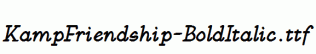 KampFriendship-BoldItalic.ttf