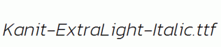 Kanit-ExtraLight-Italic.ttf