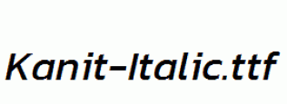 Kanit-Italic.ttf