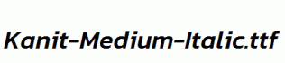Kanit-Medium-Italic.ttf