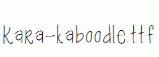 Kara-kaboodle.ttf
