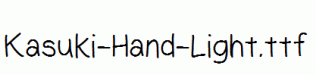 Kasuki-Hand-Light.ttf