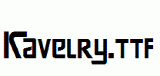 Kavelry.ttf