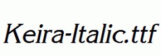 Keira-Italic.ttf