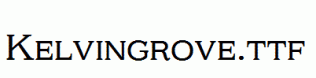 Kelvingrove.ttf