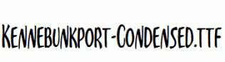 Kennebunkport-Condensed.ttf