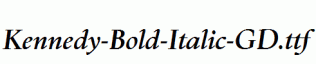 Kennedy-Bold-Italic-GD.ttf
