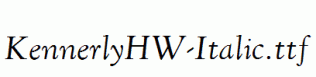 KennerlyHW-Italic.ttf