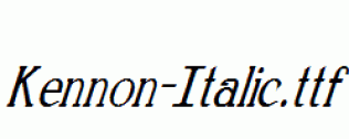 Kennon-Italic.ttf