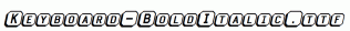 Keyboard-BoldItalic.ttf