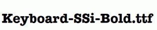 Keyboard-SSi-Bold.ttf