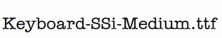 Keyboard-SSi-Medium.ttf
