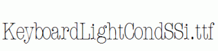 KeyboardLightCondSSi.ttf