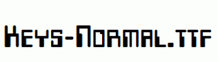 Keys-Normal.ttf