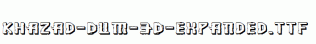 Khazad-Dum-3D-Expanded.ttf