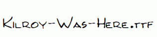 Kilroy-Was-Here.ttf