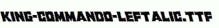 King-Commando-Leftalic.ttf