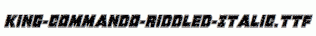 King-Commando-Riddled-Italic.ttf