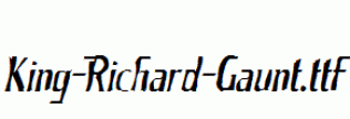 King-Richard-Gaunt.ttf