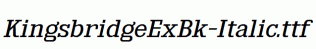 KingsbridgeExBk-Italic.ttf