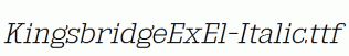 KingsbridgeExEl-Italic.ttf