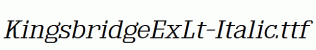KingsbridgeExLt-Italic.ttf