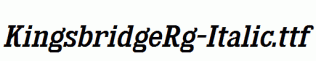 KingsbridgeRg-Italic.ttf