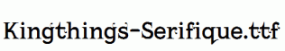 Kingthings-Serifique.ttf