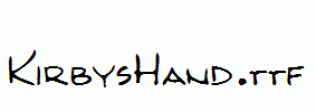 KirbysHand.ttf